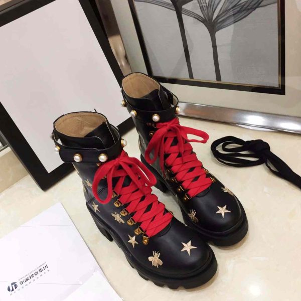 Gucci Leather Ankle Boot - Image 7