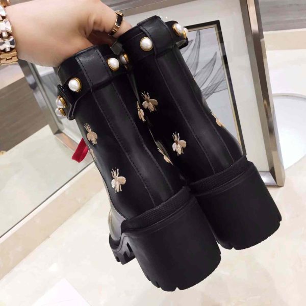 Gucci Leather Ankle Boot - Image 8