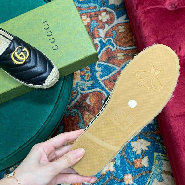 Gucci Leather Espadrille With Double G - Image 2