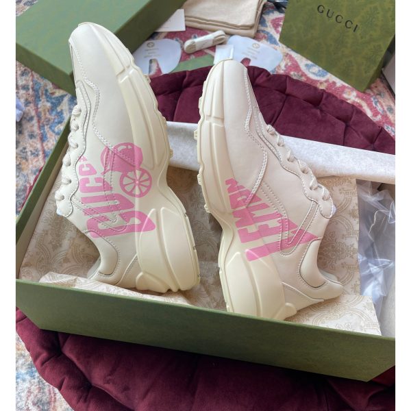 Gucci Men's Rhyton 'Lemon Gucci 'Printed sneakers - Image 4