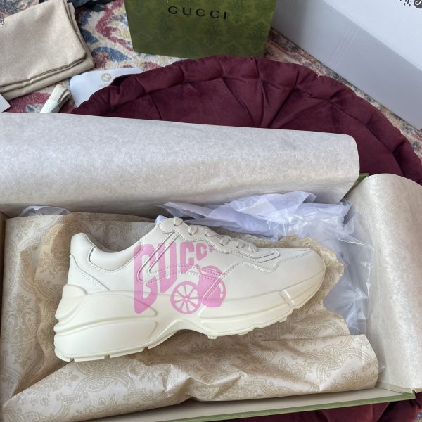 Gucci Men's Rhyton 'Lemon Gucci 'Printed sneakers - Image 9