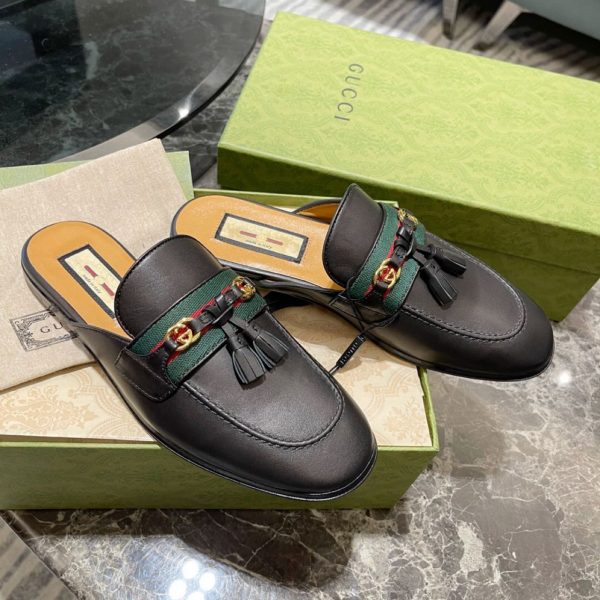 Gucci Slipper With Web - Image 4