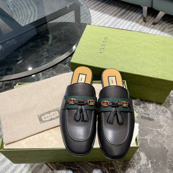 Gucci Slipper With Web - Image 5