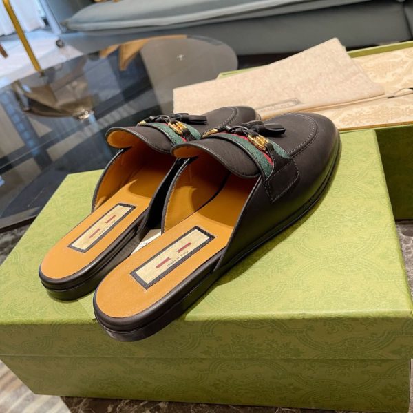 Gucci Slipper With Web - Image 8