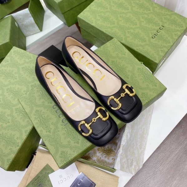 Gucci Women's Ballet Flat With Horsebit In Black - Image 3