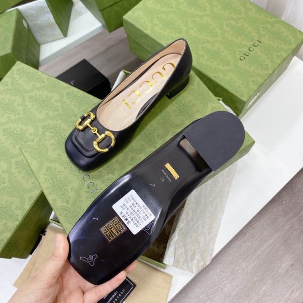 Gucci Women's Ballet Flat With Horsebit In Black - Image 7