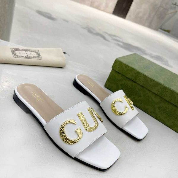 Gucci Women's 'Gucci' Slide Sandal - Image 8