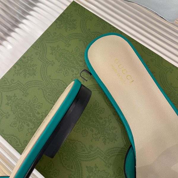 Gucci Women's Interlocking G Cut-Out Slide Sandal - Image 7