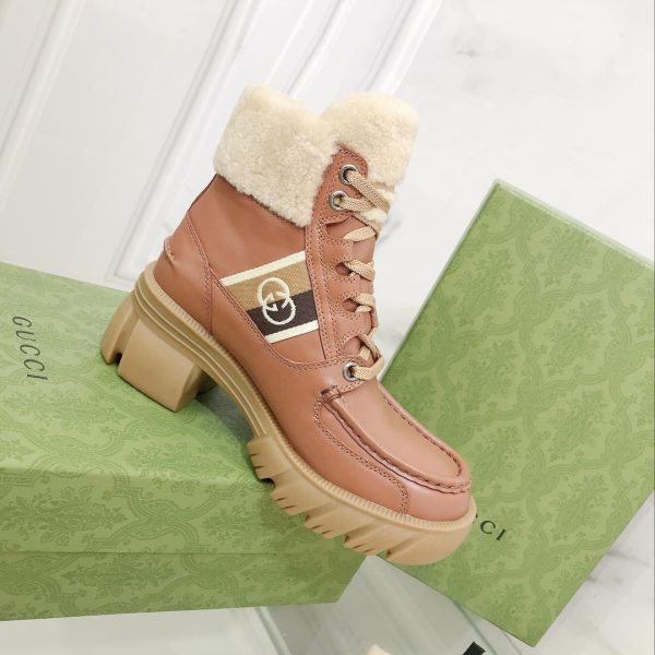 Gucci Women's Interlocking G Stripe Boots