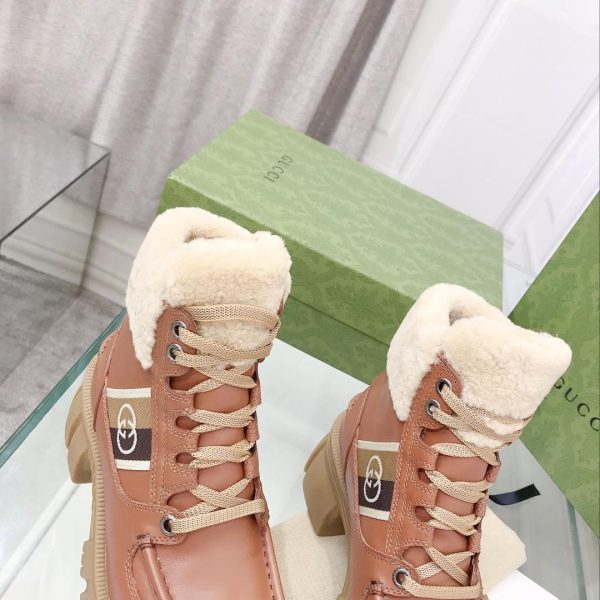 Gucci Women's Interlocking G Stripe Boots - Image 6
