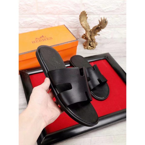 Hermes Leather Oran Sandals