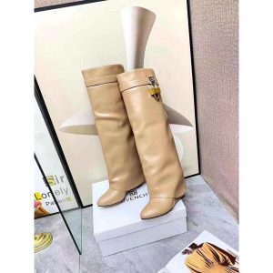 Givenchy Shark Lock Pant Boots In Leather