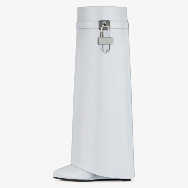 Givenchy Shark Lock Pant Boots In Leather - Image 3