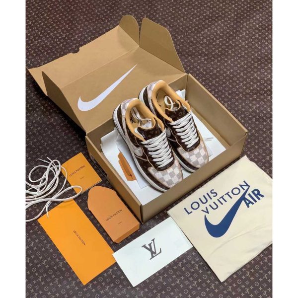 Louis Vuitton x Nike Air Force 1 Sneaker - Image 4