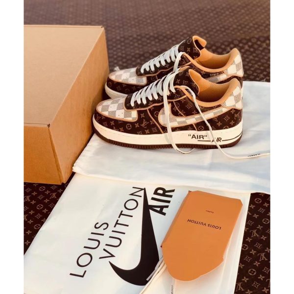 Louis Vuitton x Nike Air Force 1 Sneaker - Image 7