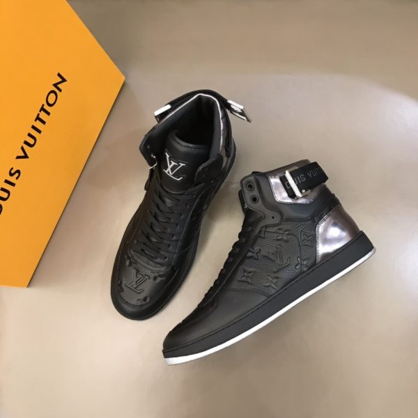 Louis Vuitton Monogram Mens Black Boots - Image 4