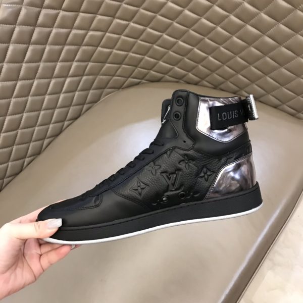 Louis Vuitton Monogram Mens Black Boots - Image 6