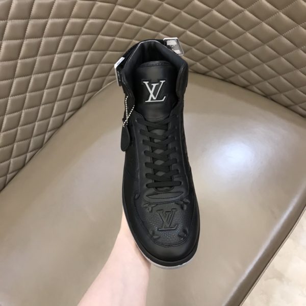 Louis Vuitton Monogram Mens Black Boots - Image 7