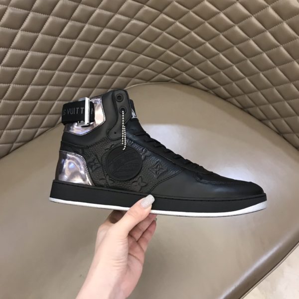 Louis Vuitton Monogram Mens Black Boots - Image 8