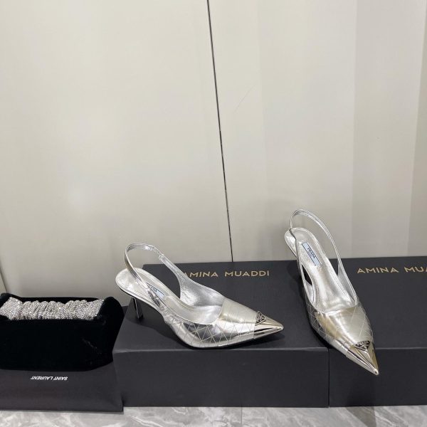 Prada 75mm Slingback Pump