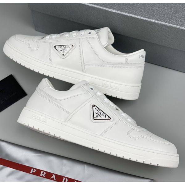 Prada Downtown Leather Sneakers