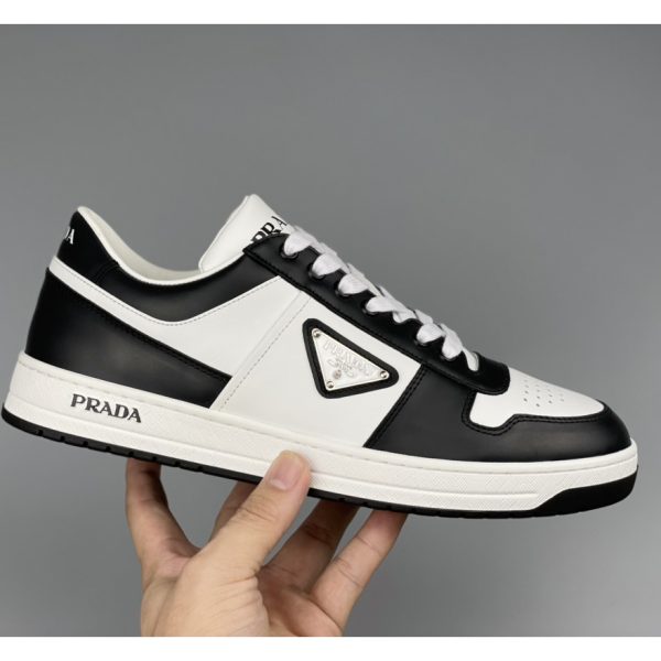 Prada Downtown Leather Sneakers