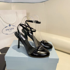 Prada Patent Leather Sling-Back Pumps