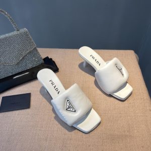 Prada Soft Padded Nappa Sandals