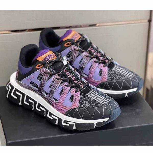 Versace Trigreca Sneakers Purple