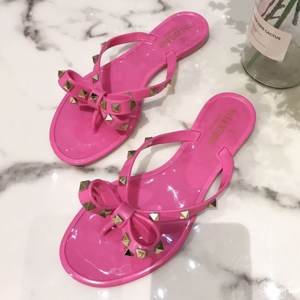 Valentino Garavani Rockstud PVC Flip Flop