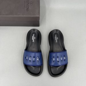 Valentino Men's Blue Slipper Sandals