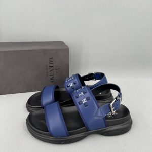 Valentino Men's Blue Bandage Sandals