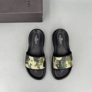 Valentino Men's Camouflage Slipper Sandals