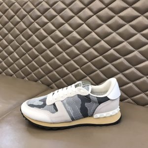 Valentino Mesh Fabric Camouflage rockrunner Sneaker