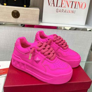 Valentino One Stud XL Nappa Leather Low-Top Sneaker