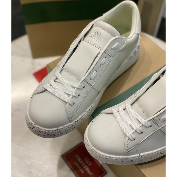 Valentino Open For A Change Sneaker In Bio-Based Material In White