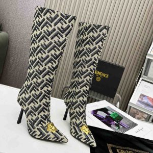 Versace Fendace FF Jacquard Boots