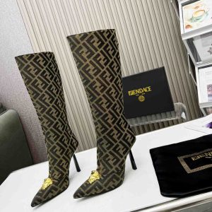 Versace Fendace FF Jacquard Boots