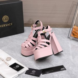 Versace La Medusa Platform Sandals 155mm