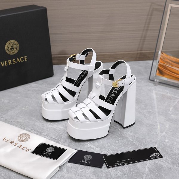 Versace La Medusa Platform Sandals 155mm