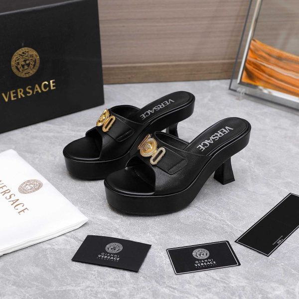 Versace Medusa Biggie Crystal Mules