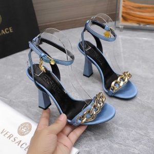 Versace Medusa Chain High Heel Sandals