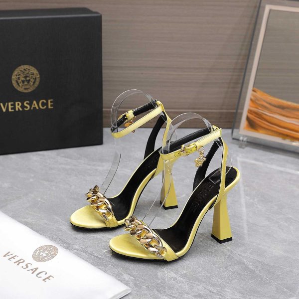 Versace Medusa Chain High Heel Sandals