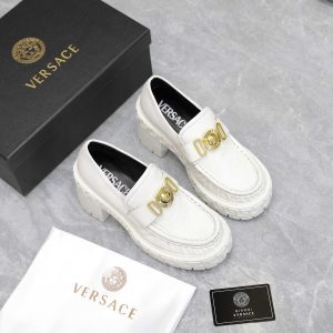 Versace Slip-On Platform Loafers