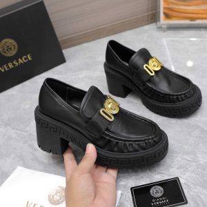 Versace Slip-On Platform Loafers