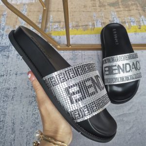 Versace x Fendi Fendace Logo Sandals